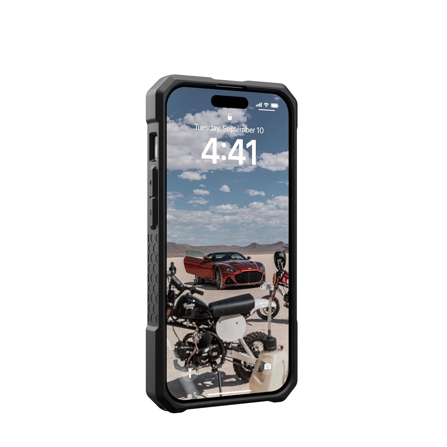Urban Armor Gear UAG iPhone 15 Pro Case, Monarch Pro Mag-Safe Compatible, Slim Fit Rugged Protective Case/Cover Designed for iPhone 15 Pro (6.1-Inch) (2023), Wireless Charging Compatible - Red